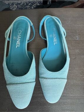 Chanel Flat Slingbacks